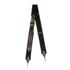 Jérôme Dreyfuss Bandoulière sangle noire large| Straps